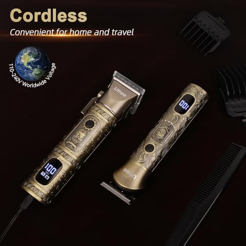 Ufree Cordless Beard Trimmer & Hair Clipper Kit for Men