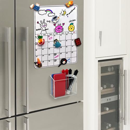 Magnetic Dry Erase Marker Holder for Whiteboards and Fridges