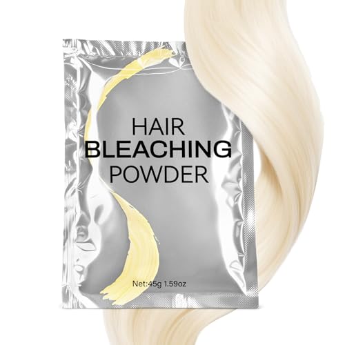 Hair Bleach Powder for Hair 45g - Professional Lightening Lift Up to 8 Levels with Variation 1.59 Ounce