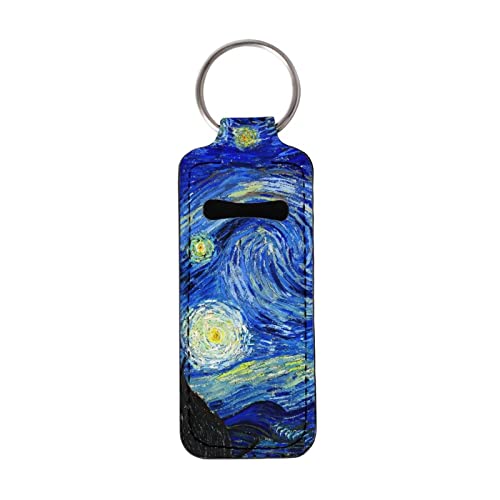 Personalized Chapstick Holder Keychain | Neoprene Lip Balm Clip