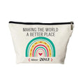 13 Year Old Girl Gift Ideas Cosmetic Bags - Making The World A Better Place Since 2013 Makeup Bag,13th Birthday Gifts for Teenage Girls, Funny 2013 Birthday Decorations for Her (2013)