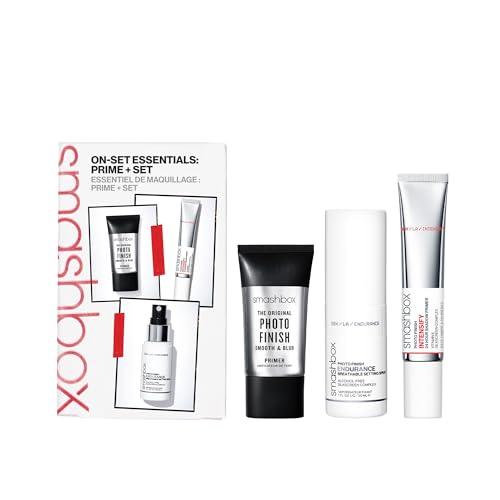Smashbox On-Set Essentials Makeup Primer & Setting Spray Gift Set – Travel Size