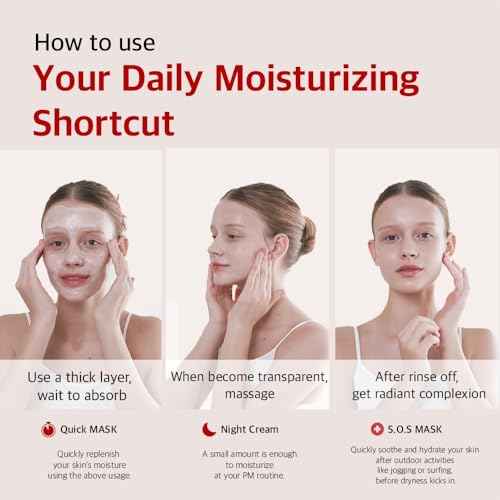 Collagen Flex Repair Mask, 20-Use Value Pack, 3-Minute Hydration & Elasticity Boost, Eco-Friendly Wash-Off Cream, Pore Minimizing & Skin Refining, Korean Skin care, 1.67 Fl Oz