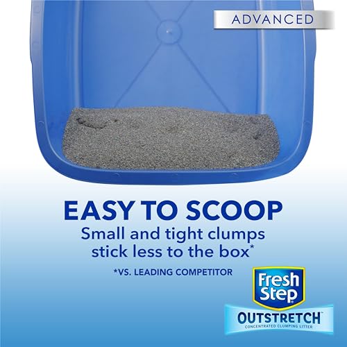 Fresh Step Outstretch, Clumping Cat Litter, Advanced, Extra Large, 32 Pounds total (2 Pack of 16lb Boxes)