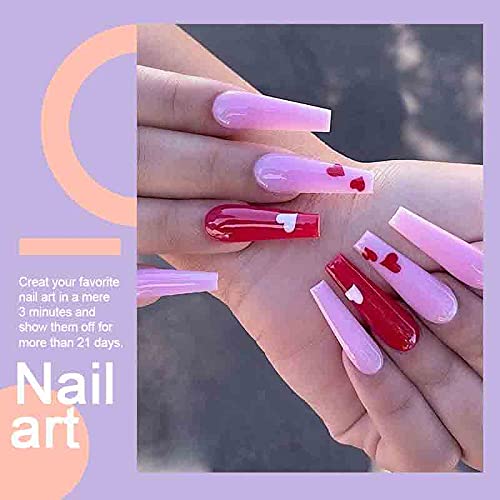 Arte Clavo 15ml Light Pink Gel Nail Polish, Cotton Candy Polish Color Soak Off UV LED Nail Gel Polish Nail Art Starter Manicure Salon DIY at Home, 0.5OZ 1409…