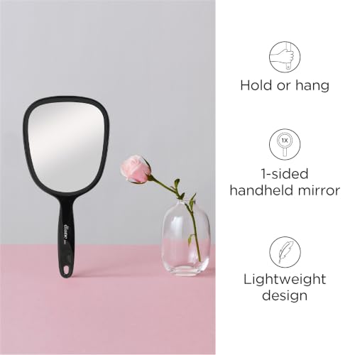 Diane Handheld Mirror 5" x 11" with Handle for Makeup & Grooming
