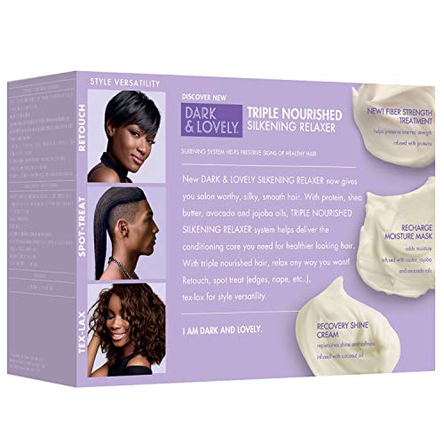 SoftSheen-Carson Dark and Lovely Healthy Gloss 5 Moisturizing No-Lye Relaxer with Shea Butter, Super