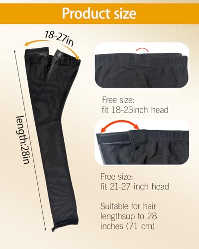 28" Adjustable Hair Weave Sleeve for Locs