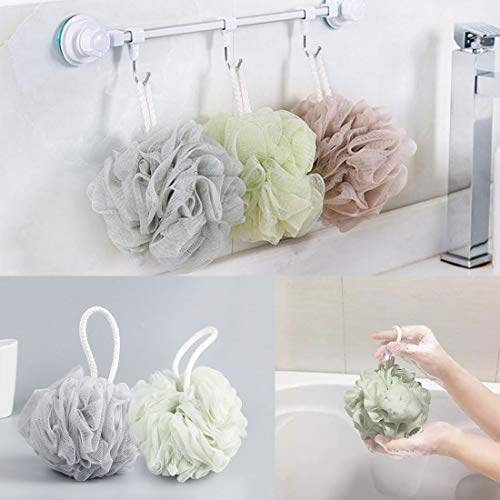 10 Pack Bath Loofah Sponges - Gentle Body Scrubbers for Kids, Women & Men