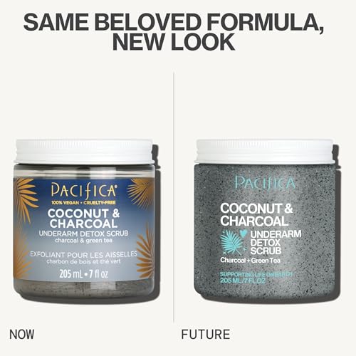 Pacifica Underarm Body Scrub - Armpit Detox Coconut & Charcoal