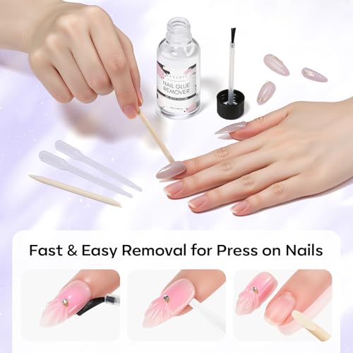 Makartt Nail Glue Remover for Press On Nails - 30ML