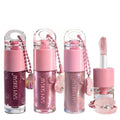 LuckNest Shimmery Lip Gloss Set - 3 Colors, Hydrating & Non-Sticky