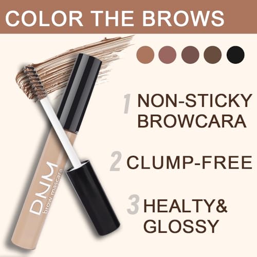 BINGBRUSH Waterproof Tinted Eyebrow Gel - Long-Lasting, Smudge-Proof, Vegan Brow Makeup Kit