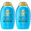 OGX Brand Extra Strength Hydrate & Repair Shampoo, 13 fl oz (Pack of 2), Paraben & Sulfate-Free Surfactants, with Argan Oil of Morocco for Dry, Damaged Hair, Cold-Pressed, 26 Fl Oz