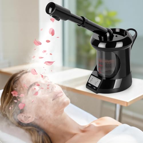 Professional Facial Steamer with Nano Ionic Mist & Extendable Arm