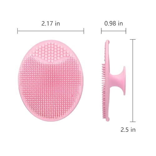 Silicone Face Scrubber Brush 20-Pack with Handle | Deep Clean