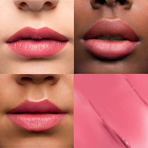 Julep The Perfect Pair 2pc Set: It's Balm Tinted Lip Balm Nectar Pink and With a Trace Retractable Creamy Long-Lasting Lip Liner, Antique Rose