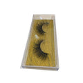 Alluring 3D Mink Lashes Reusable Strip, 100% Siberian Mink Fur False Eyelashes, Hand-made Dramatic Look Cruelty Free KR11