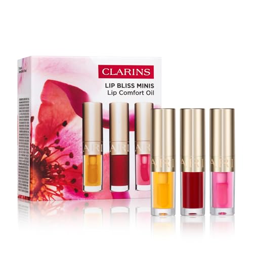 Clarins Lip Comfort Oil 3-Piece Set | Plumping Lip Oil