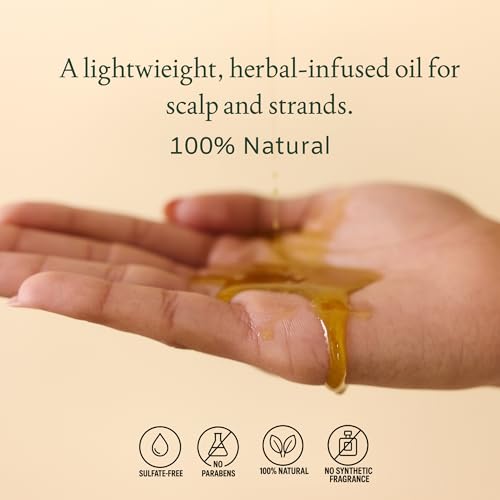 Vara Ayurvedic Hair Oil 3.3 Fl Oz Herbal Scalp & Hair Treatment for Shine & Strength