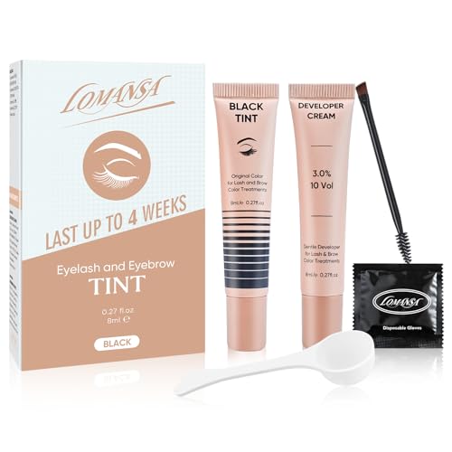 Black Lash & Brow Tint Kit - 8-Minute DIY Color with Keratin