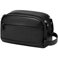 Celvetch PU Leather Toiletry Bag for Men - Water Resistant