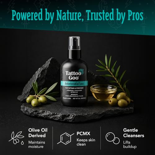 Tattoo Goo Cleansing Soap 3 oz | pH-Balanced Tattoo & Piercing Care