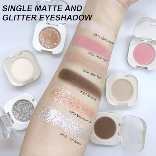 Matte Eyeshadow Single Pan - Off White Brightening Primer