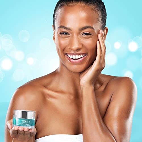 MD Complete Quench & Restore Advanced Hyaluronic Acid Treatment For Plumping and Firming on Face, Hands and body With Hyaluronic Acid, Peptides, Niacinamide and Lactic Acid Lavender Scent 1.0 Fl. Oz