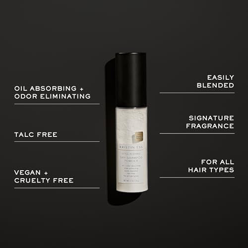Kristin Ess Travel Dry Shampoo Powder - Fresh Pear, Oil Absorbing