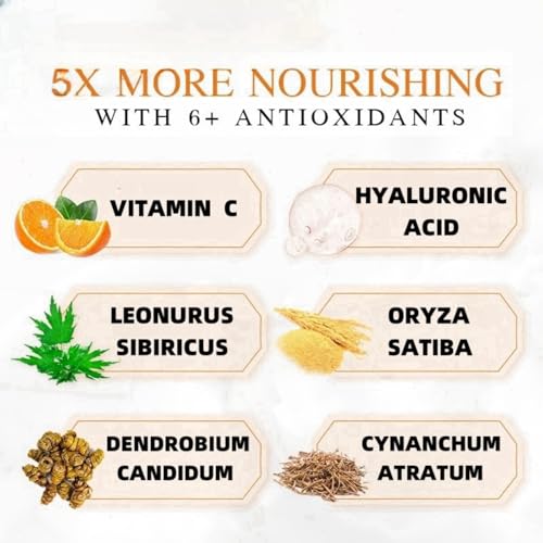New JoyPretty Vitamin C Brightening Eye Serum,Eye cream,Anti Aging Serum with Vitamin C, Niacinamide and Hyaluronic Acid,Remove for Dark Circles Puffiness Under Eye Bags Fine Line Crow's Feet (1)