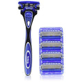 Schick Hydro 5 Shaving Starter Set - 1 Razor & 5 Refills for Men