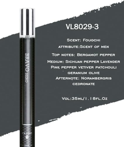 OFUN Men's Cologne Sampler Set, 6x35ml Travel Size Fragrance Gift