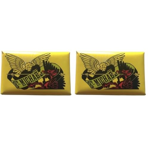 Original Products Saint Michael Soap Bar for Protection, Spiritual Cleansing Bath Wash Magical Herbal Ritual Negative Energy Cleanse Hoodoo Wiccan Pagan Voodoo (Pack of 2)