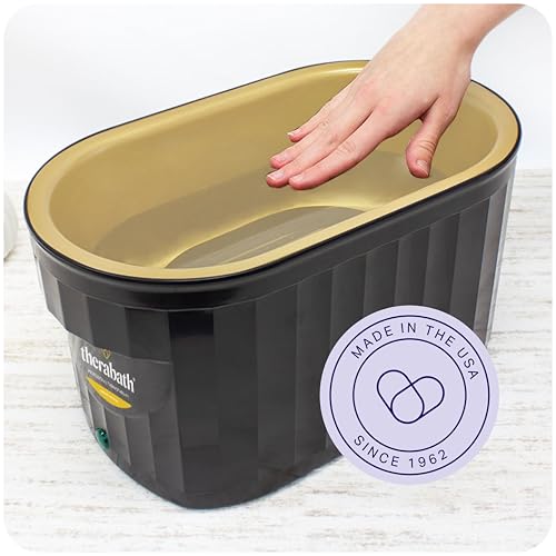 Therabath TB6 Professional Paraffin Wax Bath - Black & Gold Edition
