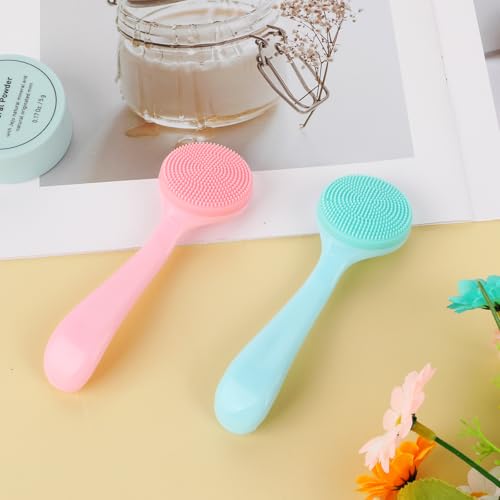 2-Pack Silicone Face Brush for Deep Cleansing & Exfoliating
