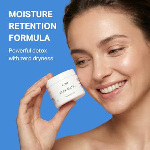 Y¡¯OUR Purifying Detox Face Mask: Blackhead, Whitehead & Pore Remover; Anti-Acne & Pimple Care; Cleansing & Exfoliating; With Salicylic Acid & Bentonite Clay. Gifts for Women