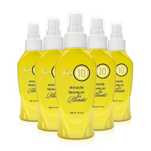 it's a 10 Haircare Miracle Leave-In Conditioner for Blondes 4 oz (Pack of 5)