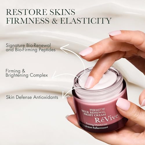 RéVive Neck Firming Cream - Renewal Night Cream with Peptides (75ml)