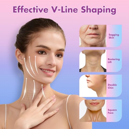 Mr.Jing Black Face Slimming Strap for V-Line Lift & Double Chin Reduction, Medium