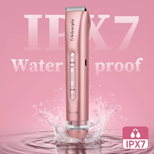 Bikini Trimmer for Women ? 2-in-1 Replaceable Women's Facial Razor, Ceramic Blade,Intimate Area Hair Remover, Facial & Body Hair Remover