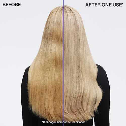 Redken Blondage Purple Shampoo and Conditioner Set For Blonde & Highlighted Hair - Neutralizes Brass & Moisturizes Hair With Pure Violet Pigments, Color Depositing, 10.1 Fl Oz (Pack of 2)