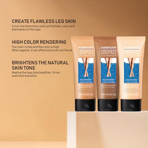 Waterproof Leg Makeup Lotion - Vein & Scar Cover Up, 4 oz
