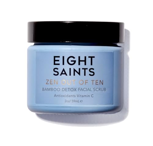 Eight Saints Bamboo Detox Face Scrub Exfoliator 2oz