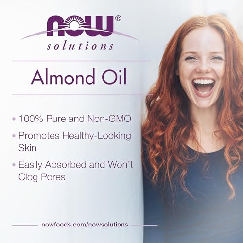 NOW Foods Sweet Almond Oil 16 oz Pure Skin Moisturizer