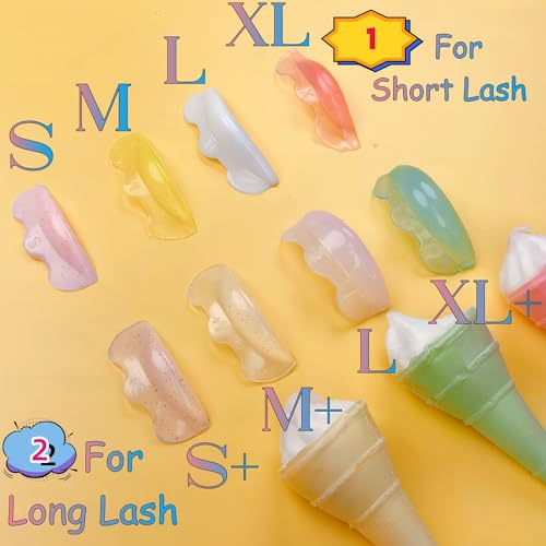 Lash Lift Shields 8-Size LC Curl Silicone Pads Kit
