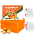 2 PCS Persimmon Soap Bar for Body Odor Control ? Natural & Organic Deodorant for Old People Smell. Handmade Bar Soap Removes Strong Odor, Deeply Cleansing & Moisturizing for Women & Men