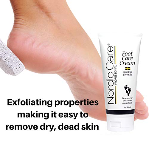 Nordic Care Foot Care Cream Intensive Repair | Urea & Glycerin Repairs Dry Feet & Cracked Heels | Noticeable Results In Days