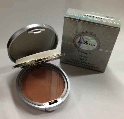 Italia Two Way Powder - Honey Beige, Oil-Free Matte 10g