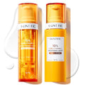 Dual-Chamber Fresh Vitamin C Brightening Serum for Face, 10% Pure Vit C Powder Serum, Dark Spot Corrector, Oxidation-Proof with UV Shield